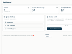 safes3 dashboard