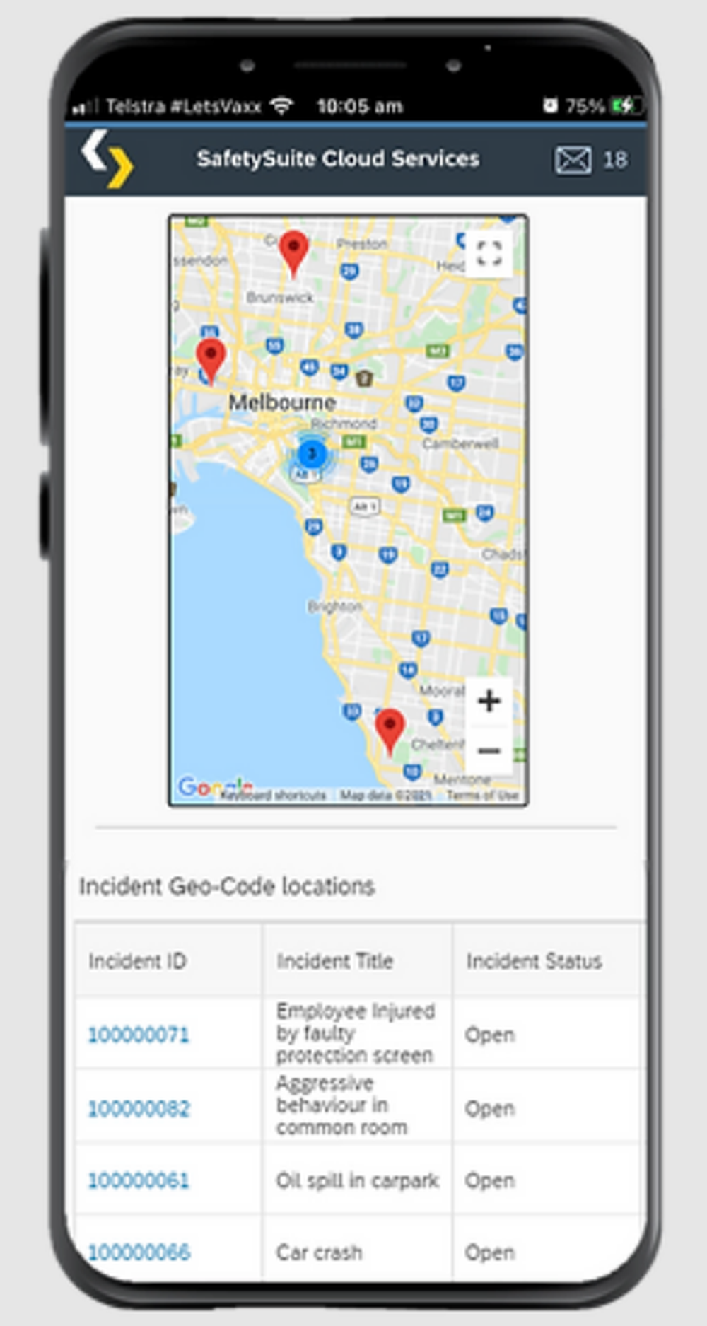 SafetySuite Screenshot 1