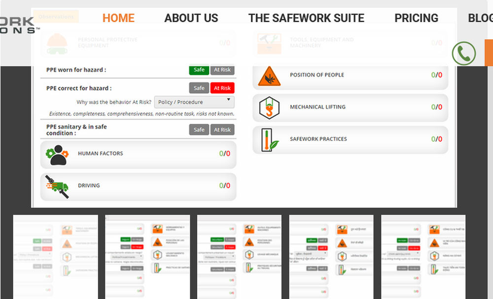 Safework Suite Screenshot 1