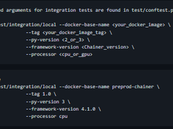 SageMaker Chainer Containers Screenshot 1