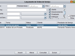 Lançamento de OS - Consulta