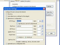 Configuring Firefox to use Sahi's proxy