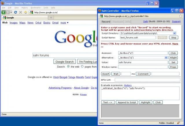 Sahi Pro Test Automation Tool Download Sourceforge Net