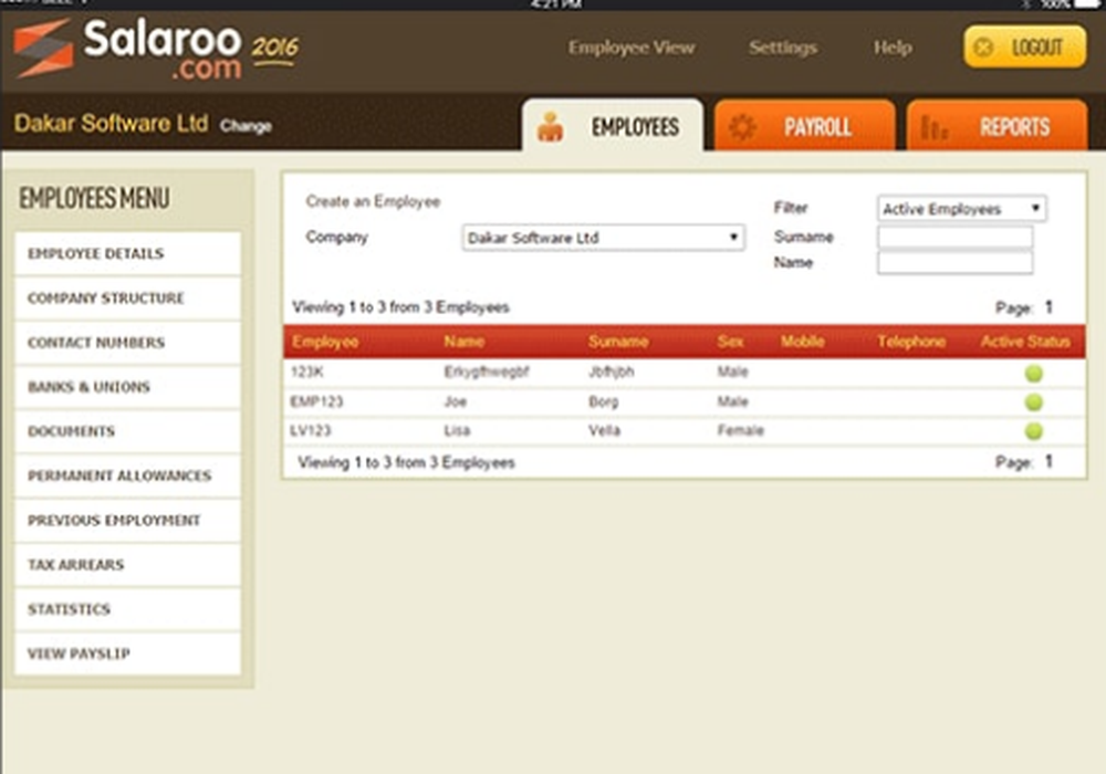 Salaroo Screenshot 1