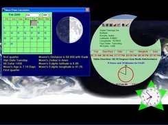 Main Window and Lunar Phase