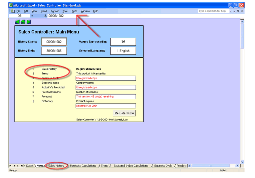 Markitsoft Sales Controller Screenshot 1