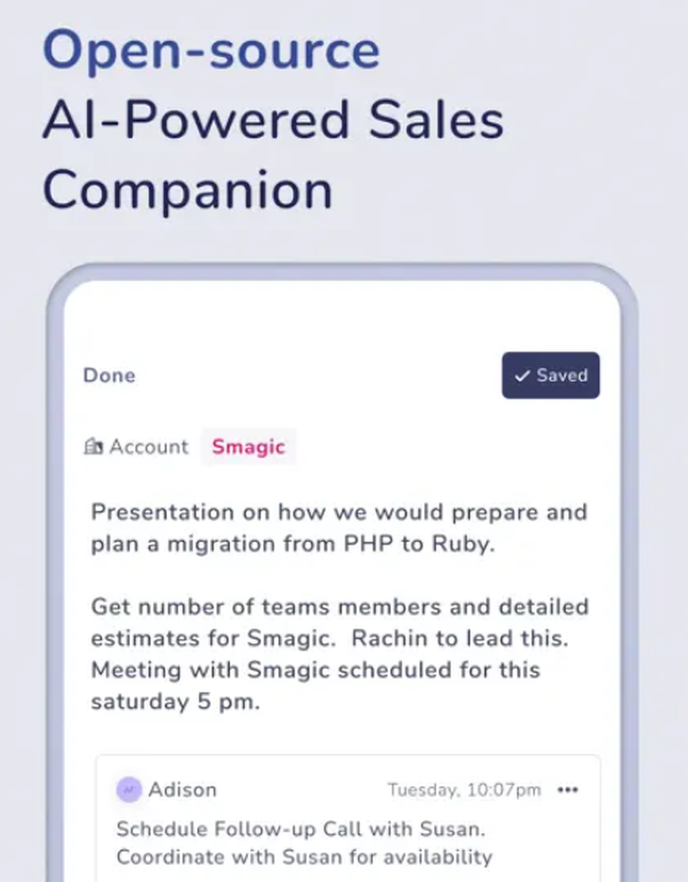 Sales Sparrow Screenshot 1