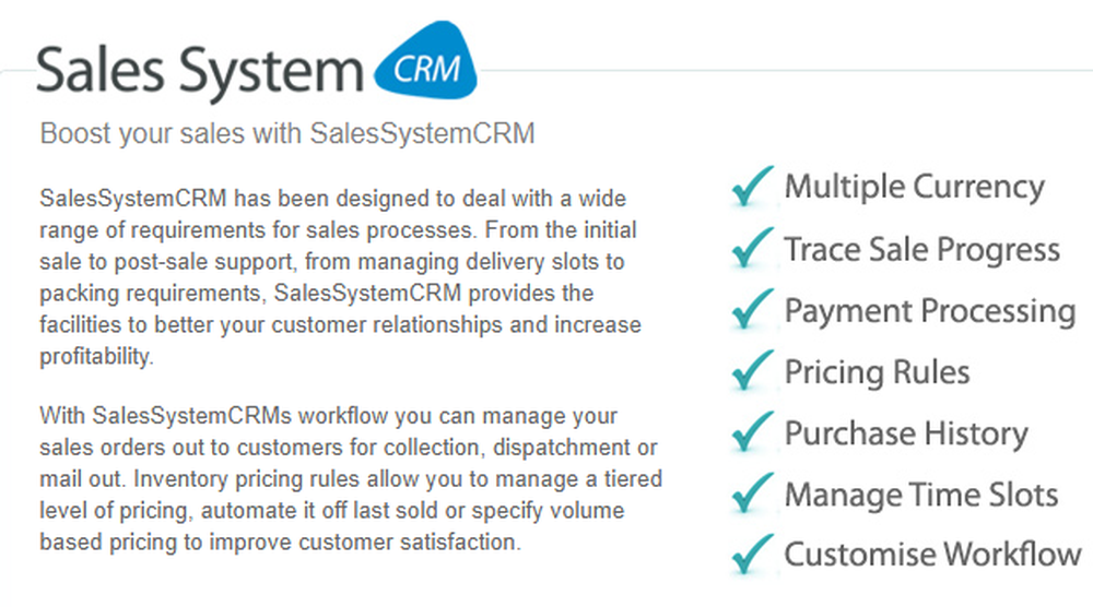 SalesSystemCRM Screenshot 1
