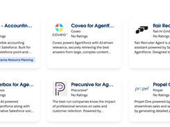 Salesforce AgentExchange Screenshot 1