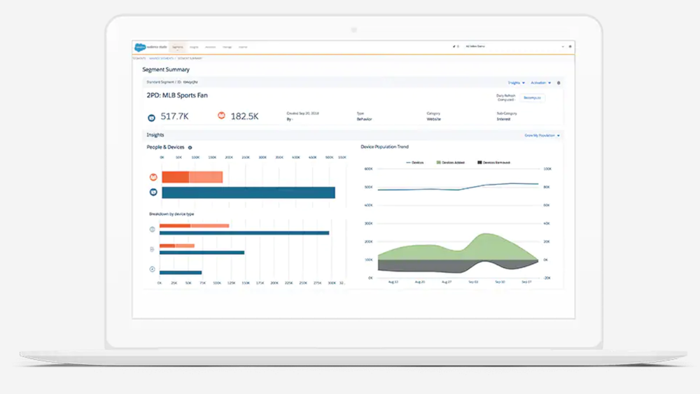 Salesforce Audience Studio Screenshot 1