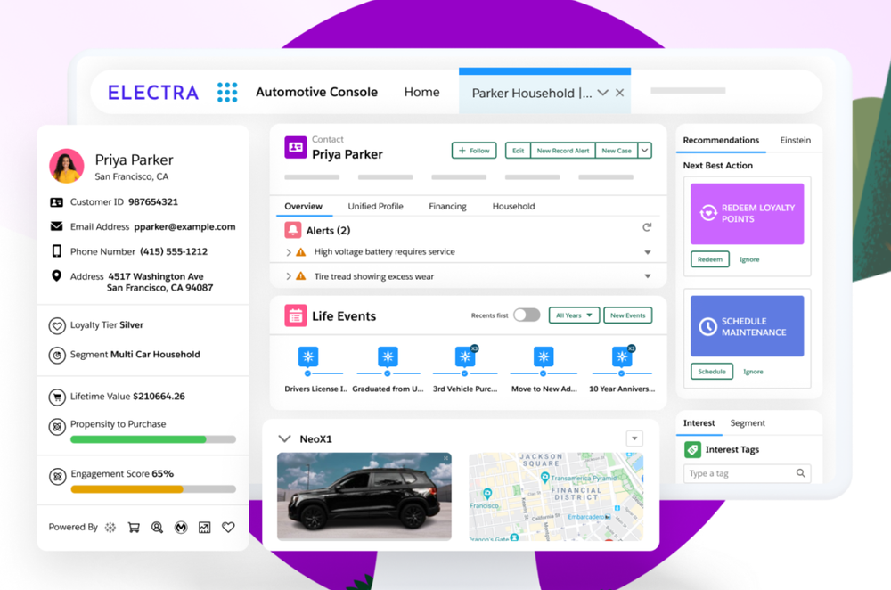 Salesforce Automotive Cloud Screenshot 1