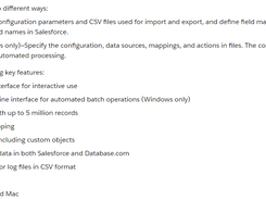Salesforce Data Loader Screenshot 1