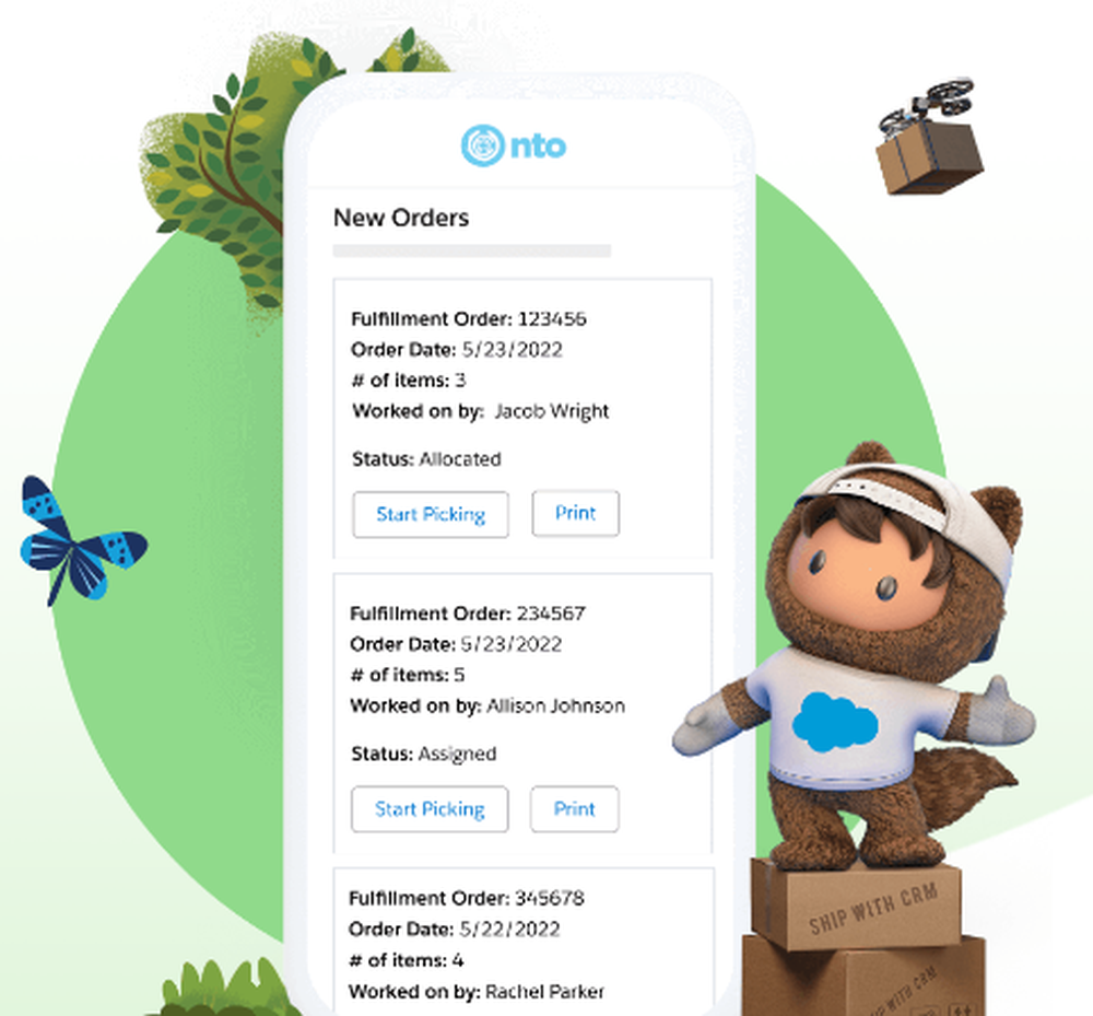 Salesforce Order Management Screenshot 1