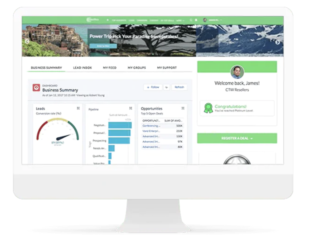 Salesforce PRM Screenshot 1