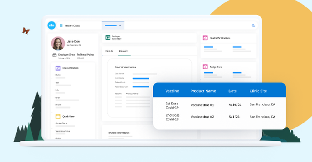 Salesforce Vaccine Cloud Screenshot 1