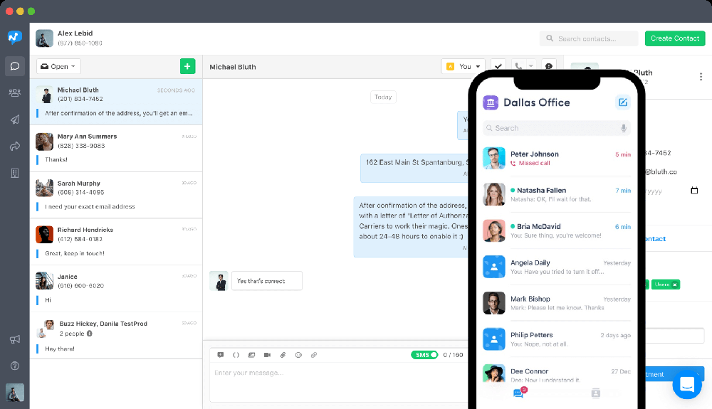 Salesmsg Screenshot 1