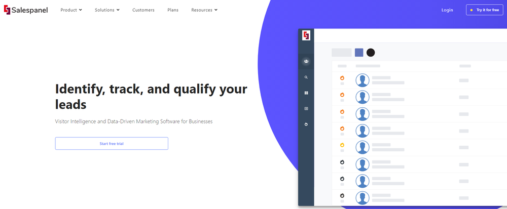 Salespanel Screenshot 1