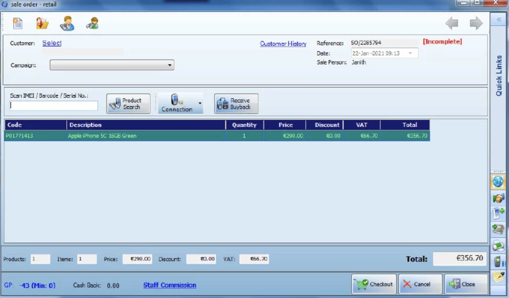 salestar  Screenshot 1