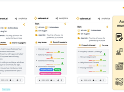 Meeting notes and analytics from converstion