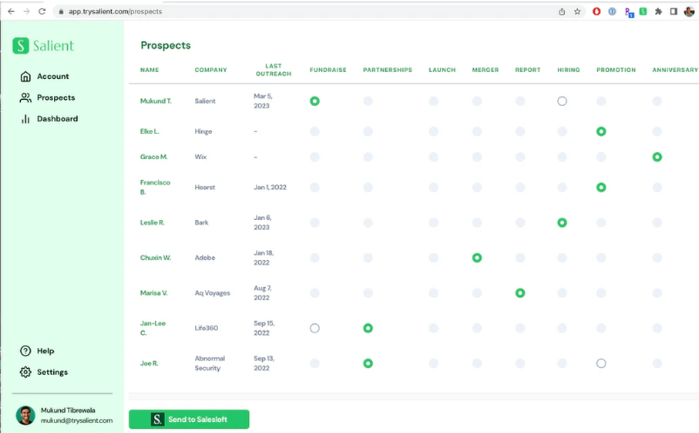 Salient Screenshot 1