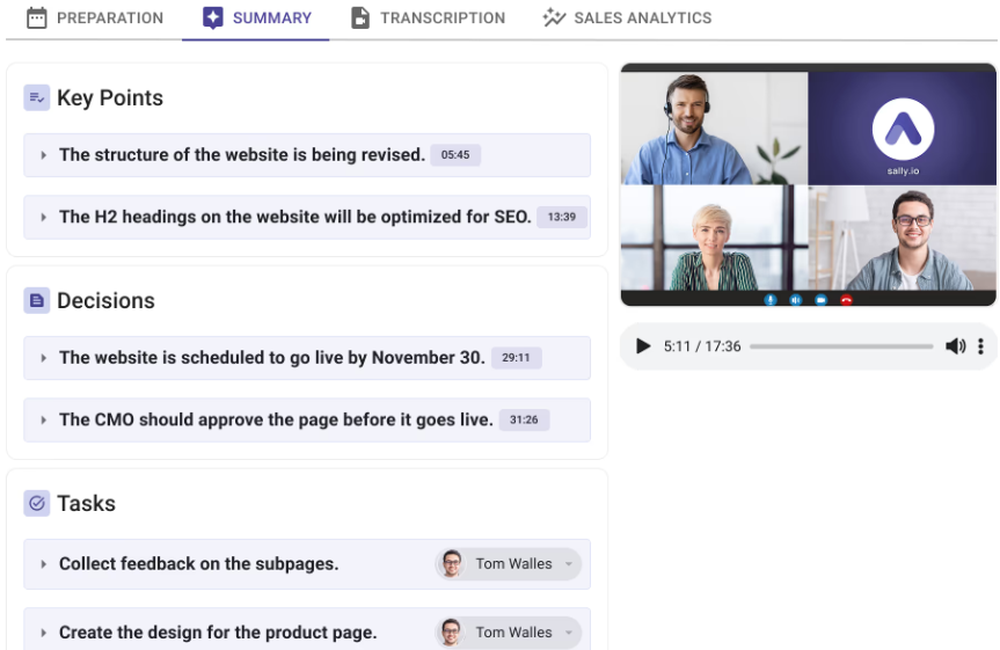 Sally AI Screenshot 1