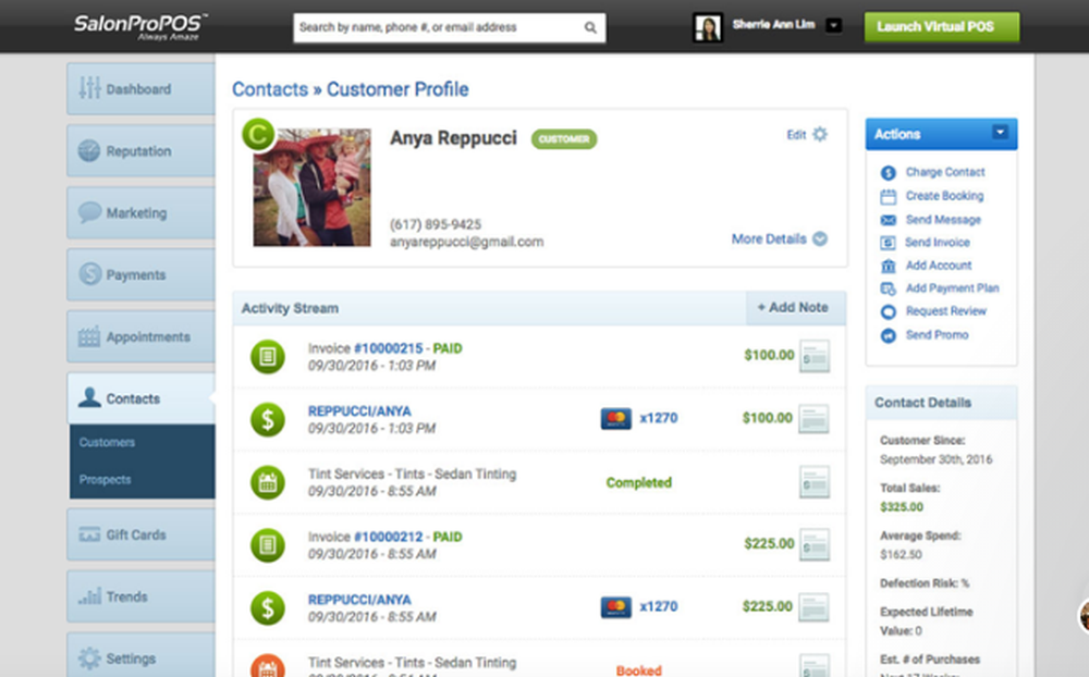 SalonProPOS Screenshot 1