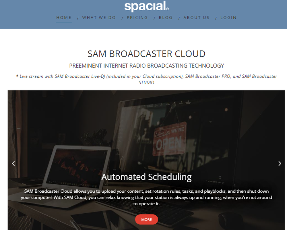 SAM Broadcaster Cloud Screenshot 1
