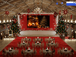 Christmas Themed Networking Lounge