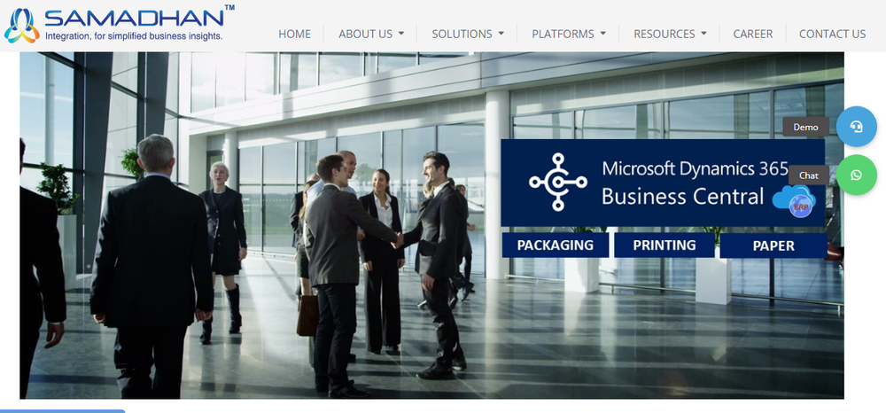 Samadhan ERP Screenshot 1
