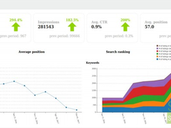 Traffic and Search rankings tracking