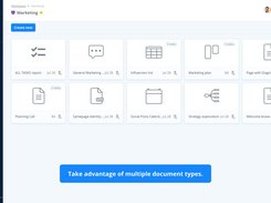 Work with Samepage documents or upload your files