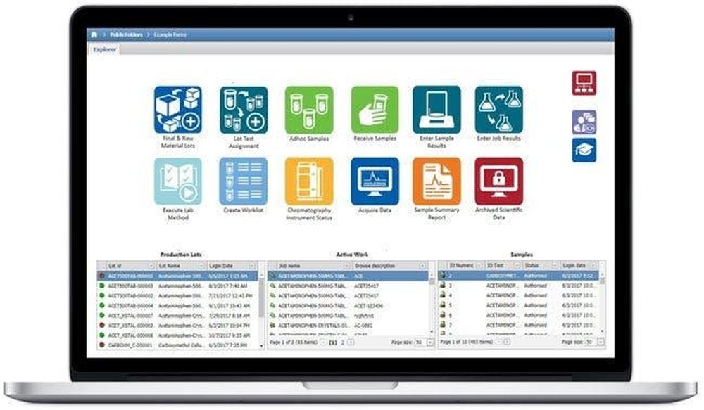 SampleManager LIMS Screenshot 1