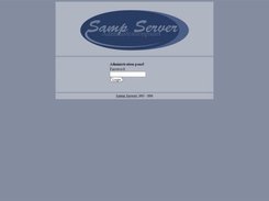 Screenshot of the login page
