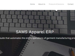 SAMS Apparel ERP Screenshot 1