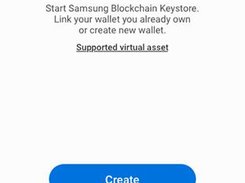 Samsung Blockchain Wallet Screenshot 1