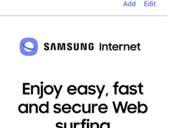 Samsung Internet Browser Screenshot 1