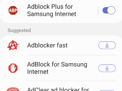 Samsung Internet Browser Screenshot 3