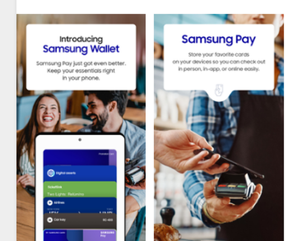 Samsung Wallet Screenshot 1