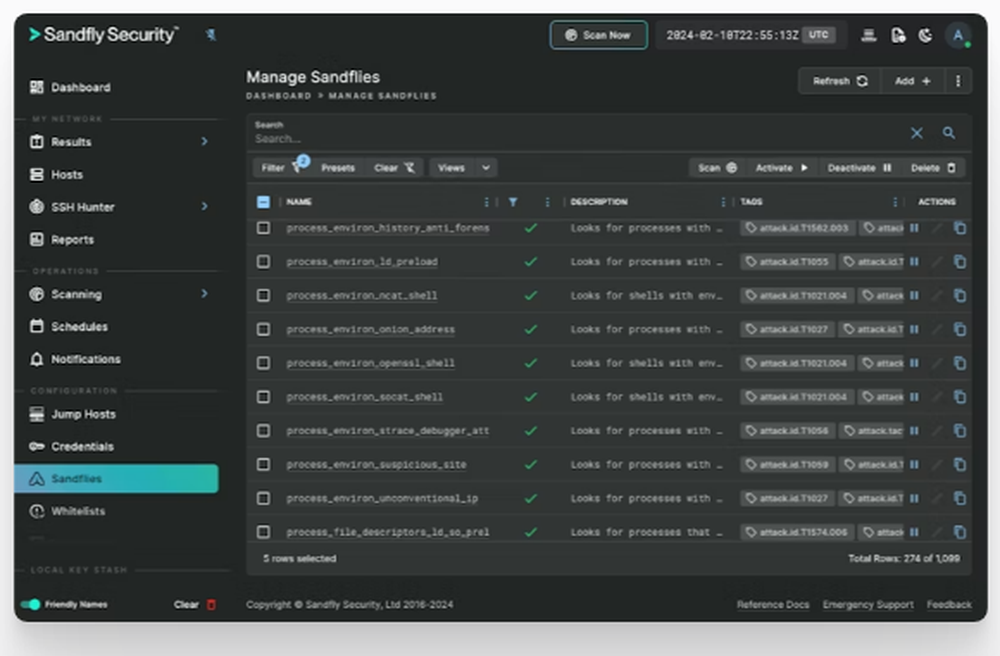 Sandfly Security Screenshot 1