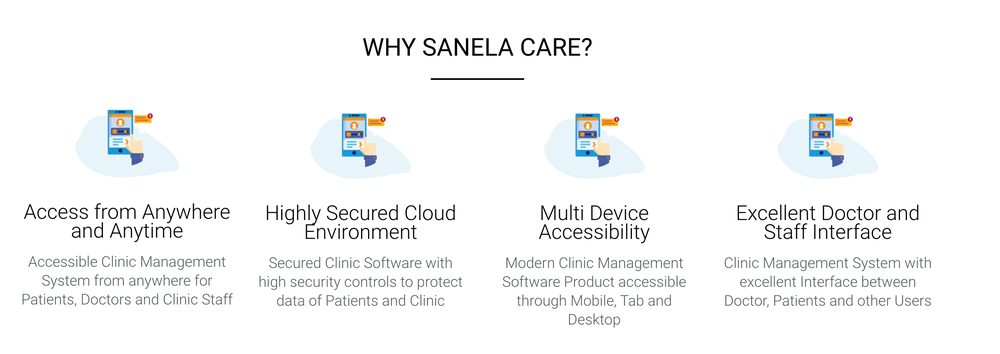 Sanela Clinic Management Screenshot 1