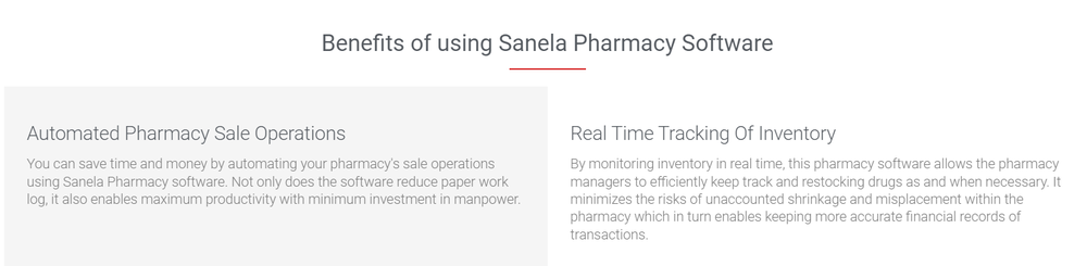 Sanela Pharmacy Screenshot 1