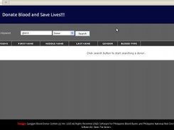 Sanggre Blood Donor System Screenshot 2