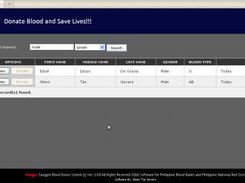 Sanggre Blood Donor System Screenshot 5