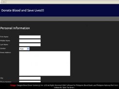 Sanggre Blood Donor System Screenshot 3