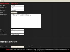Sanggre Blood Donor System Screenshot 4