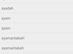 search for word in itrans