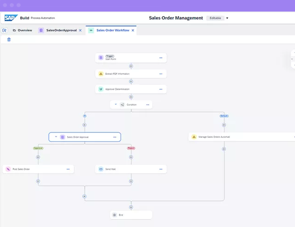 SAP Build Process Automation Screenshot 1