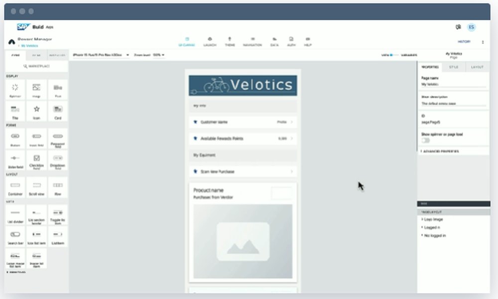 SAP Build Screenshot 1