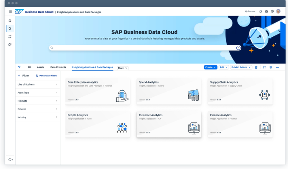 SAP Business Data Cloud Screenshot 1