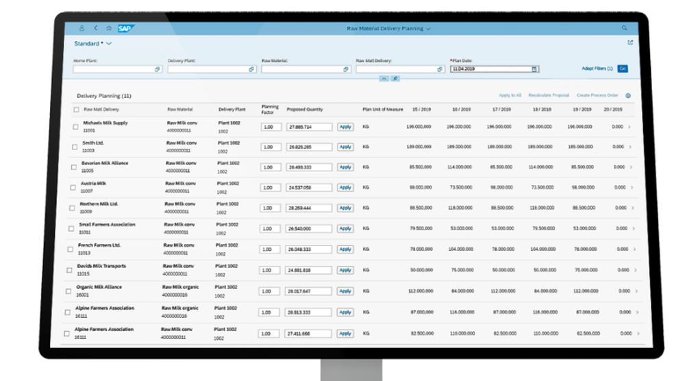 SAP Dairy Management by msg Screenshot 1